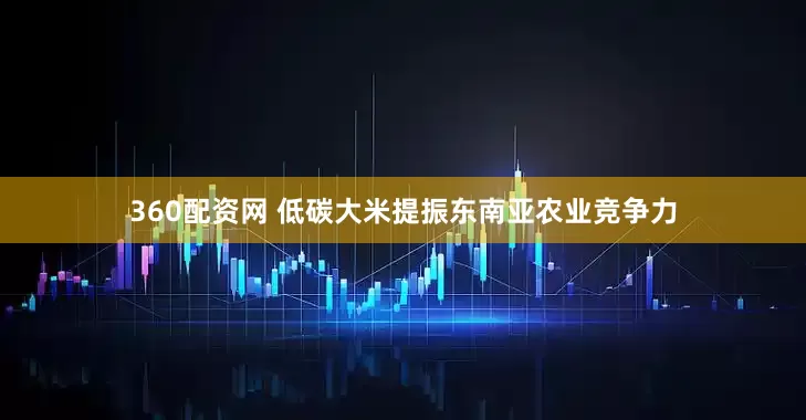 360配资网 低碳大米提振东南亚农业竞争力